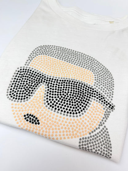 Camiseta Karl Lagerfeld hombre Algodón Blanca Diseño