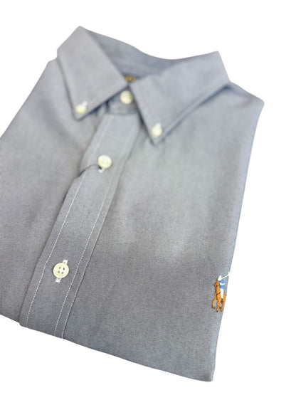 Camisa Polo R.L hombre Performance Gris