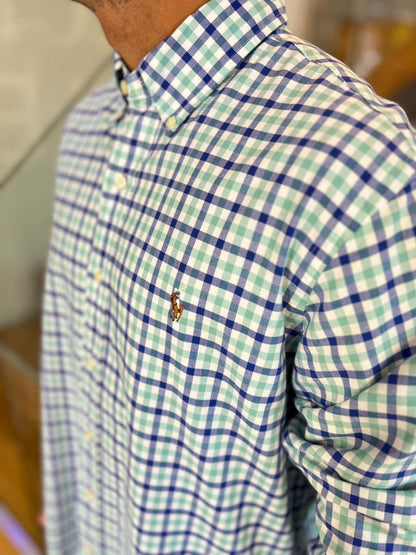 Camisa Polo R.L hombre Oxford