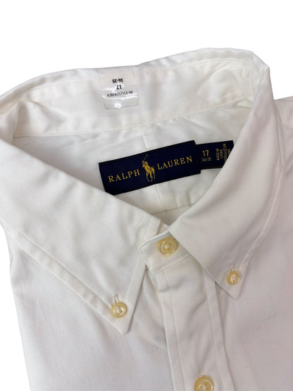 Camisa Polo R.L hombre Algodón Blanca