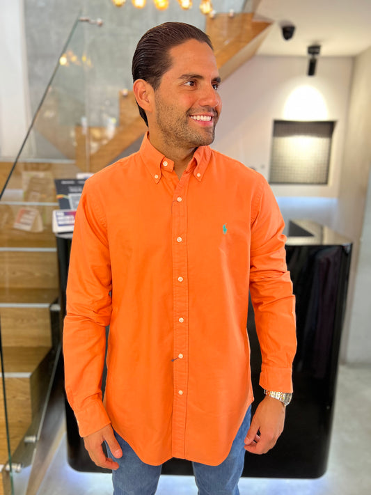 Camisa Polo R.L hombre Oxford