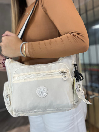 Bolso Manos Libres Crema