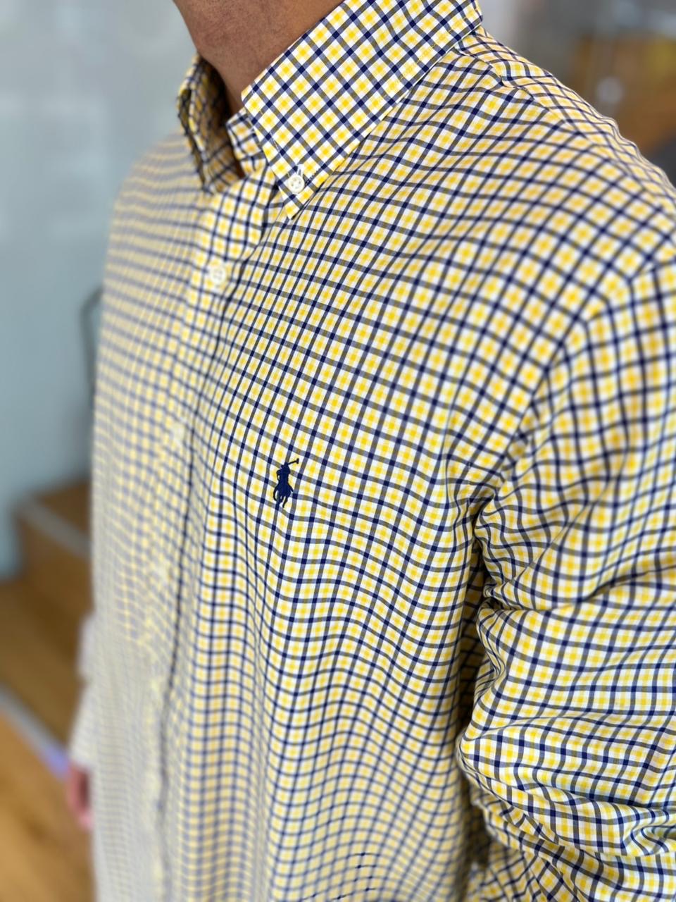 Camisa Polo R.L hombre Algodón