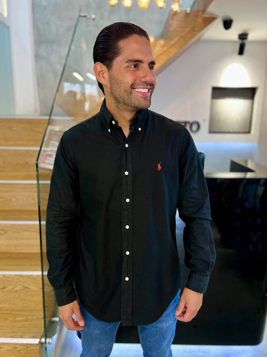 Camisa Polo R.L hombre Oxford