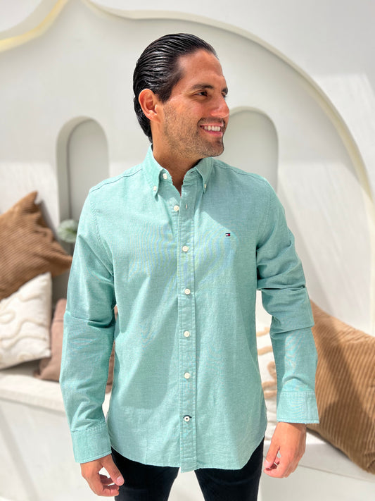 Camisa Tommy Hilfiger Verde N.C