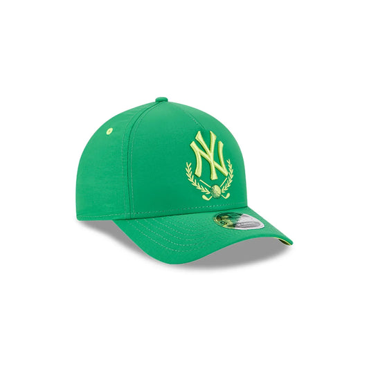 Gorra New Era NY Ajustable Verde Microfibra