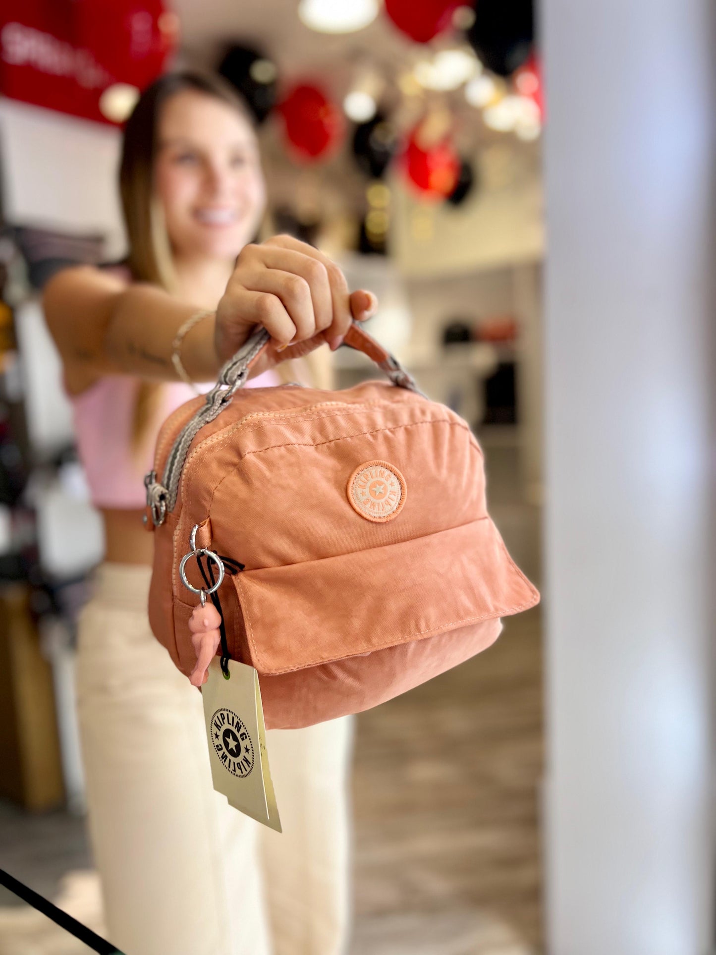 Bolso Manos Libres Coral