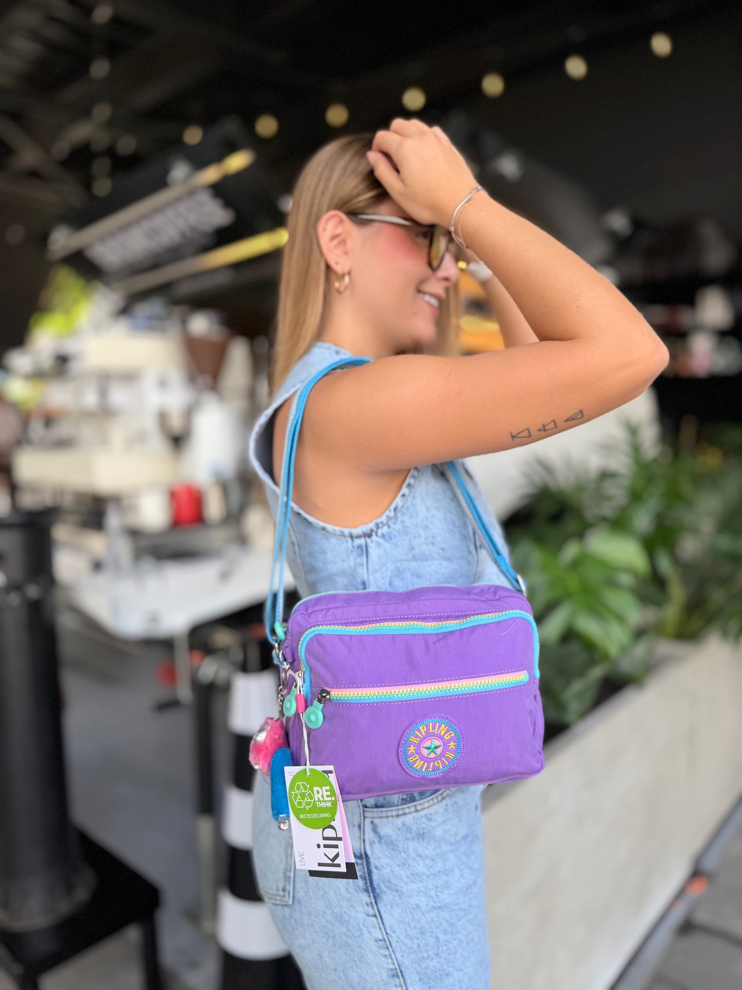Bolso Manos Libres Morado