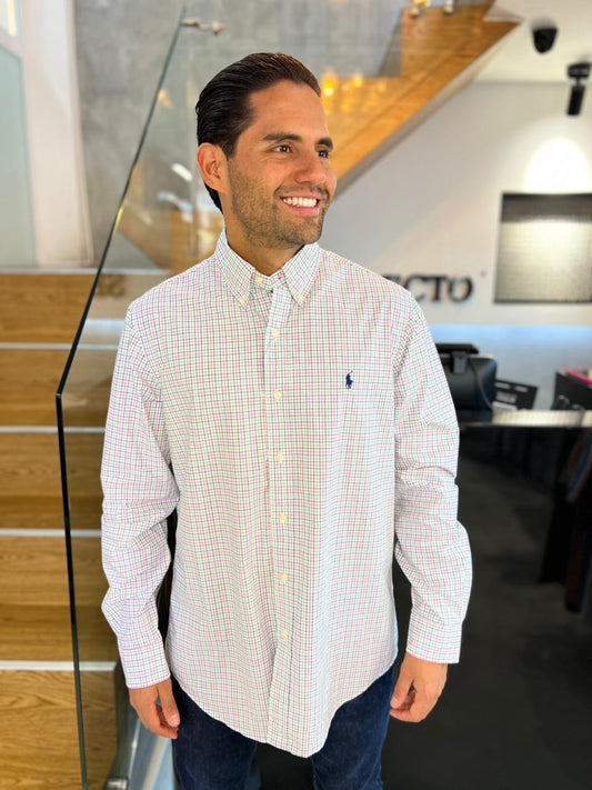 Camisa Polo R.L hombre Algodón