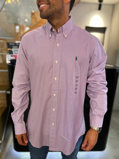 Camisa Polo R.L hombre Algodón Custom Fit
