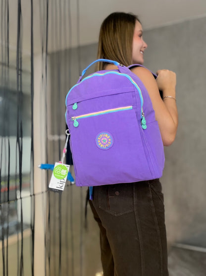 Morral talla M Morado