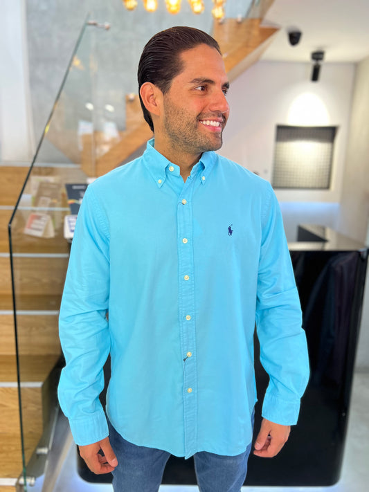 Camisa Polo R.L hombre Oxford
