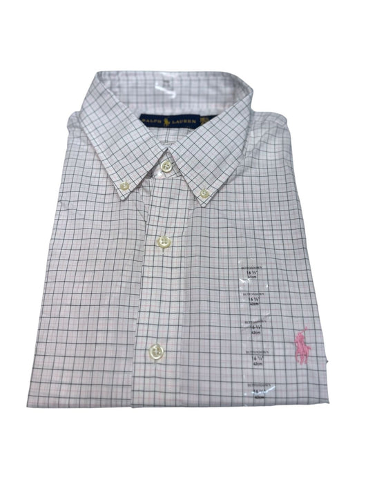 Camisa Polo R.L hombre Algodón Caballo Rosado