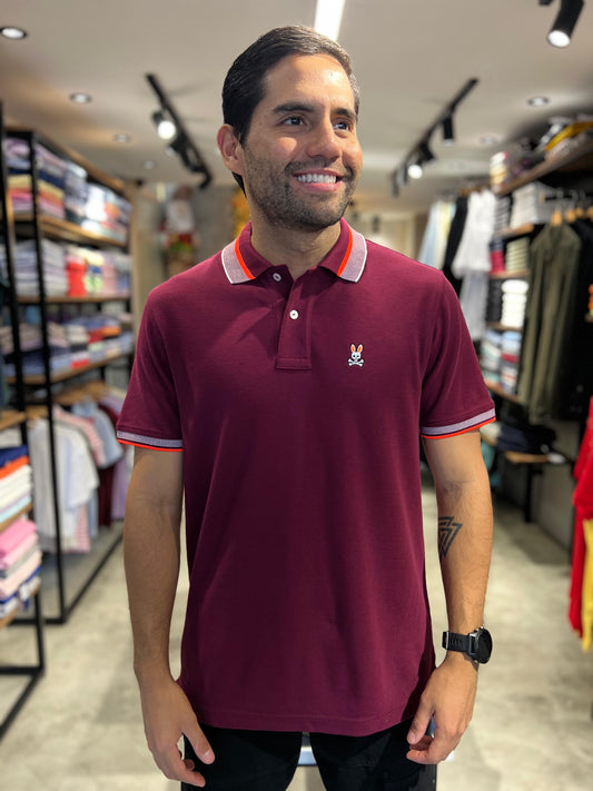 Polo Psycho Bunny Vinotinto