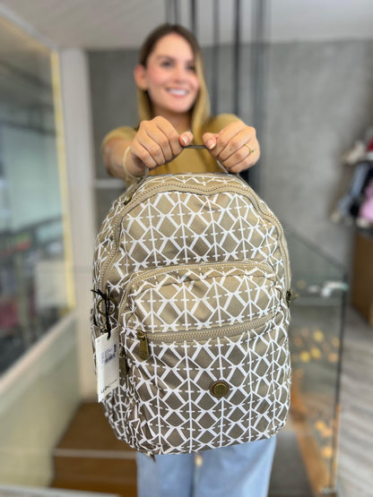Morral Talla L Dorado Estampado