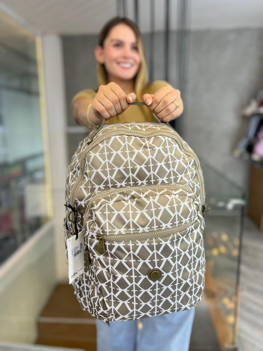 Morral Talla L Dorado Estampado