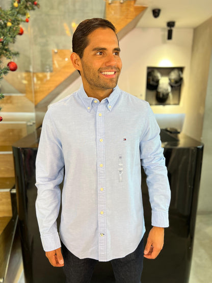 Camisa Tommy Hilfiger Celeste N.C