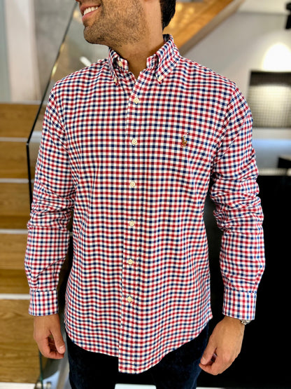 Camisa Polo R.L hombre Oxford