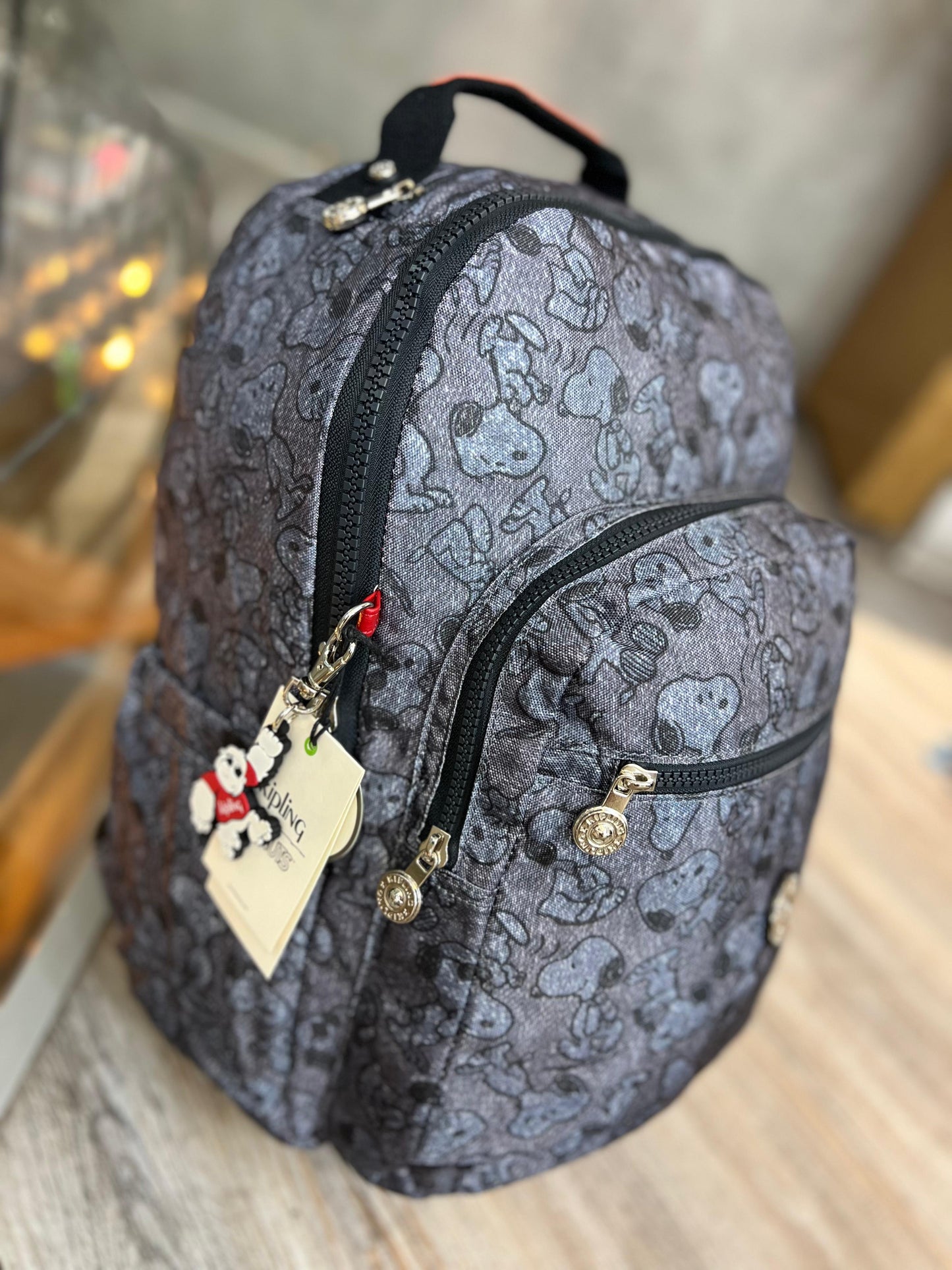Morral Talla L Negro Snoopy