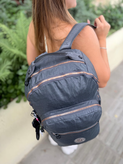 Morral Talla L Gris Metalizado