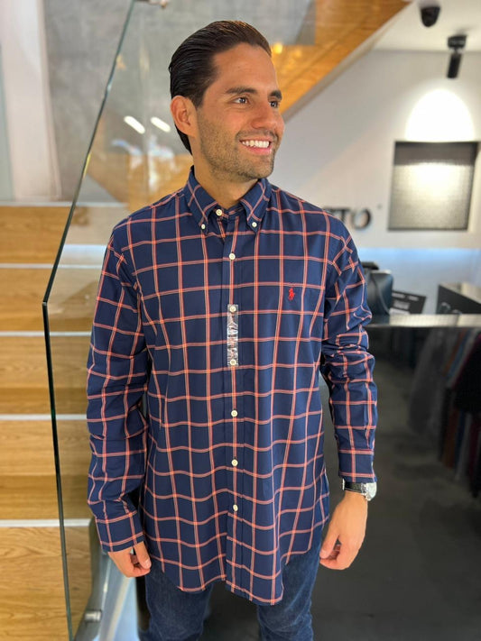 Camisa Polo R.L hombre Algodón