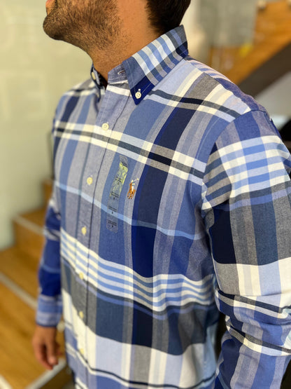 Camisa Polo R.L hombre Oxford