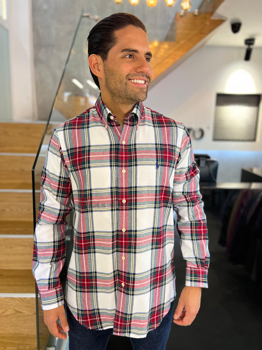 Camisa Polo R.L hombre Oxford