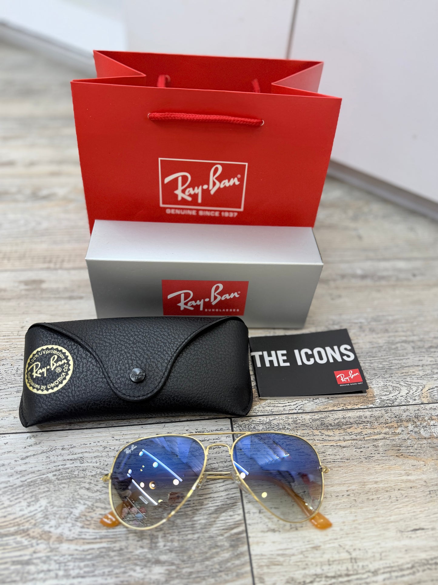 Gafas De Sol Marco Dorado Lente Degrade