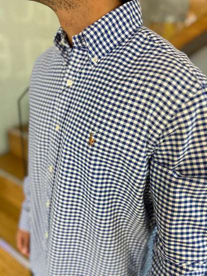 Camisa Polo R.L hombre Oxford
