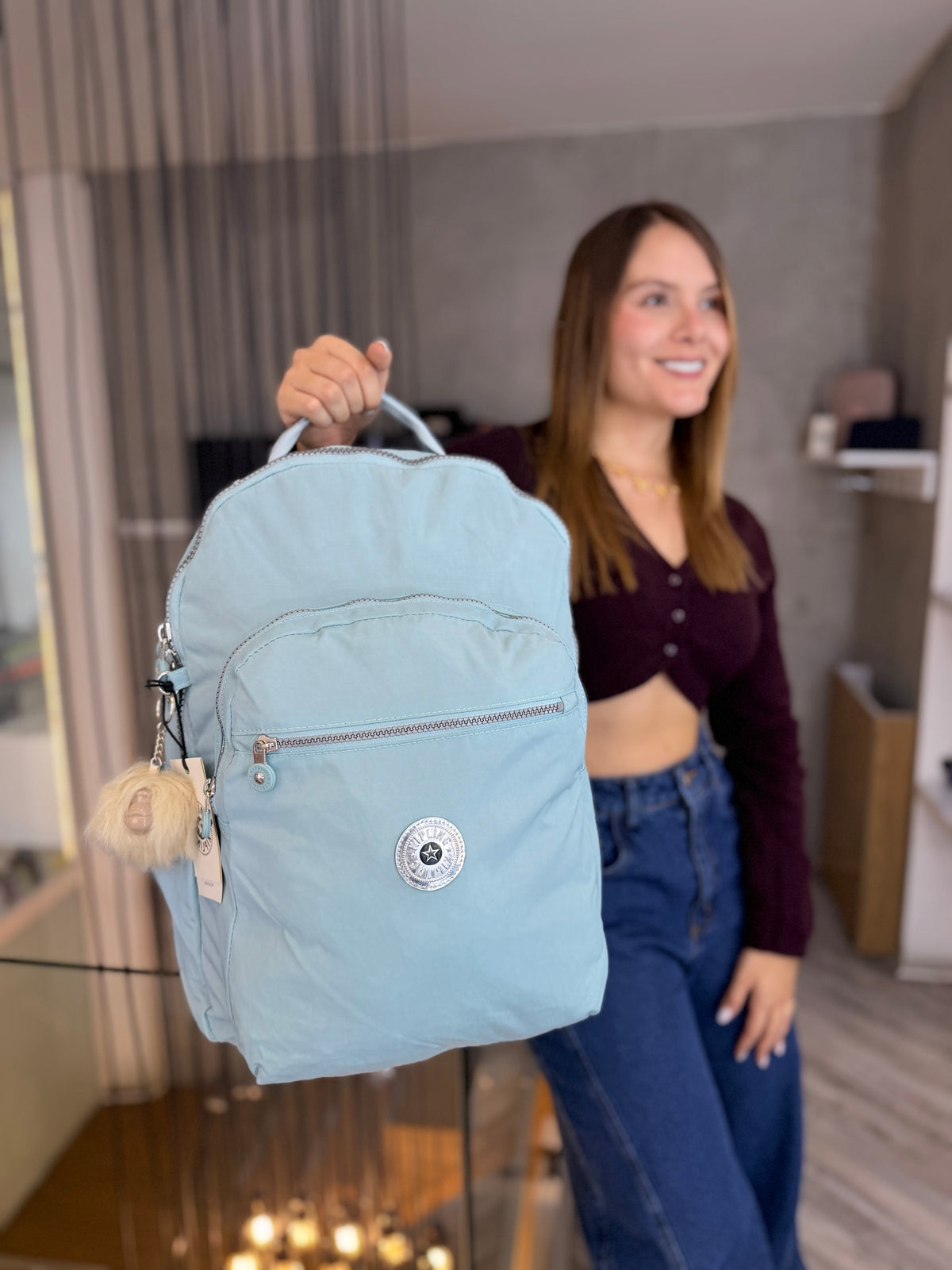 Morral Talla XL Celeste