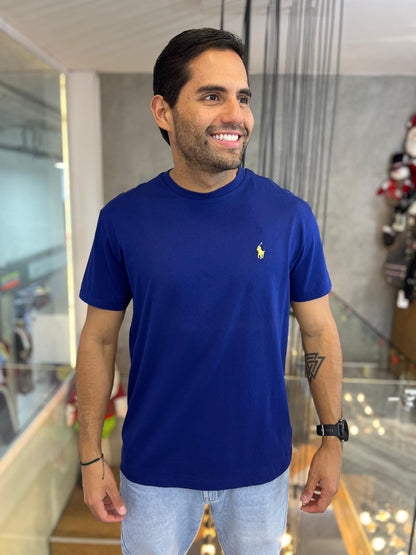 Camiseta Polo R.L hombre Algodón Azul