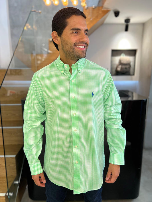 Camisa Polo R.L hombre Algodón