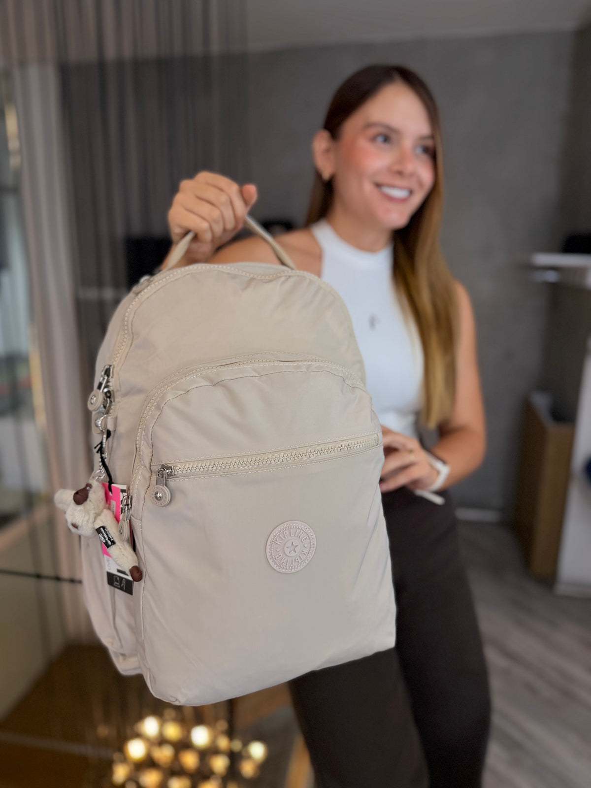 Morral Talla L Crema
