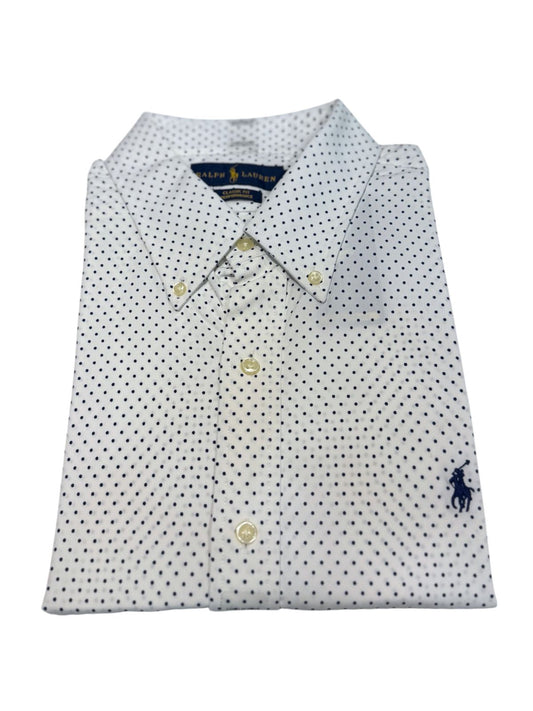 Camisa Polo R.L hombre Performance Puntos Azules