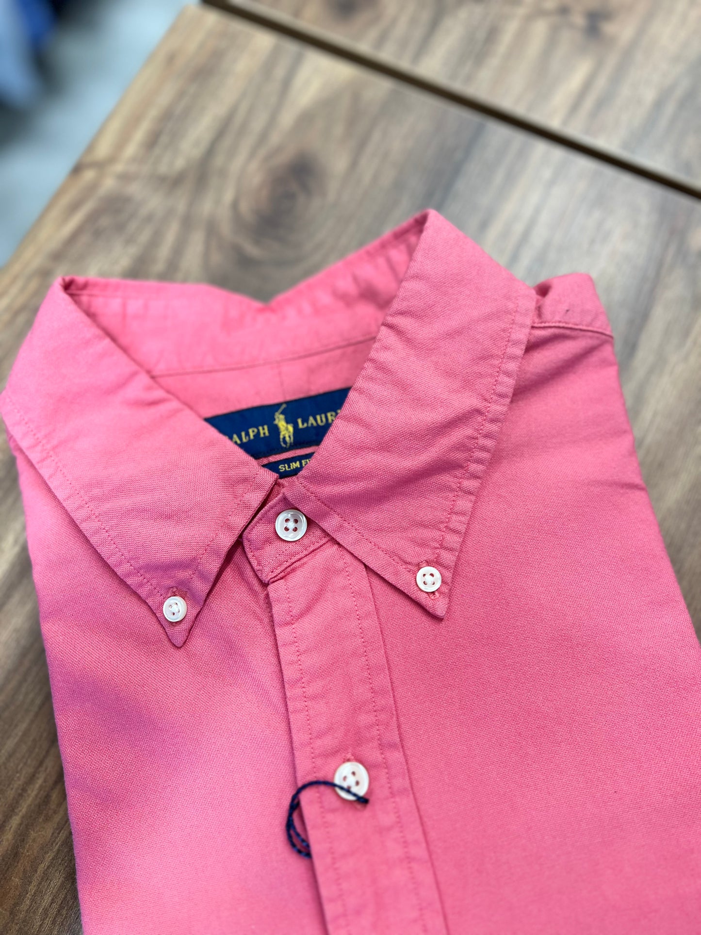 Camisa Polo R.L hombre Oxford Slim Fit