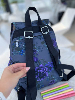 Morral City Pack Talla M Negro Floral