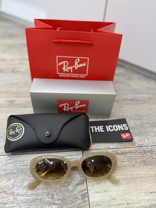 Gafas De Sol Marco Beige Lente Cafe