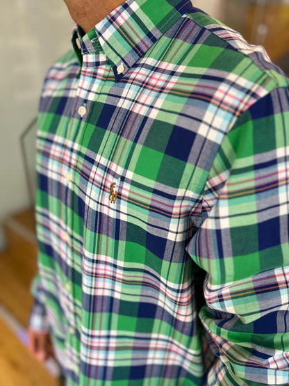 Camisa Polo R.L hombre Oxford