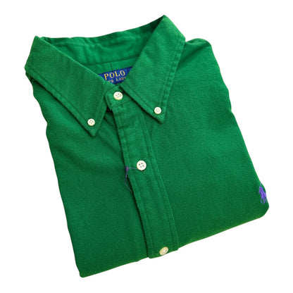 Camisa Polo R.L hombre Algodón Grueso Verde Caballo Morado