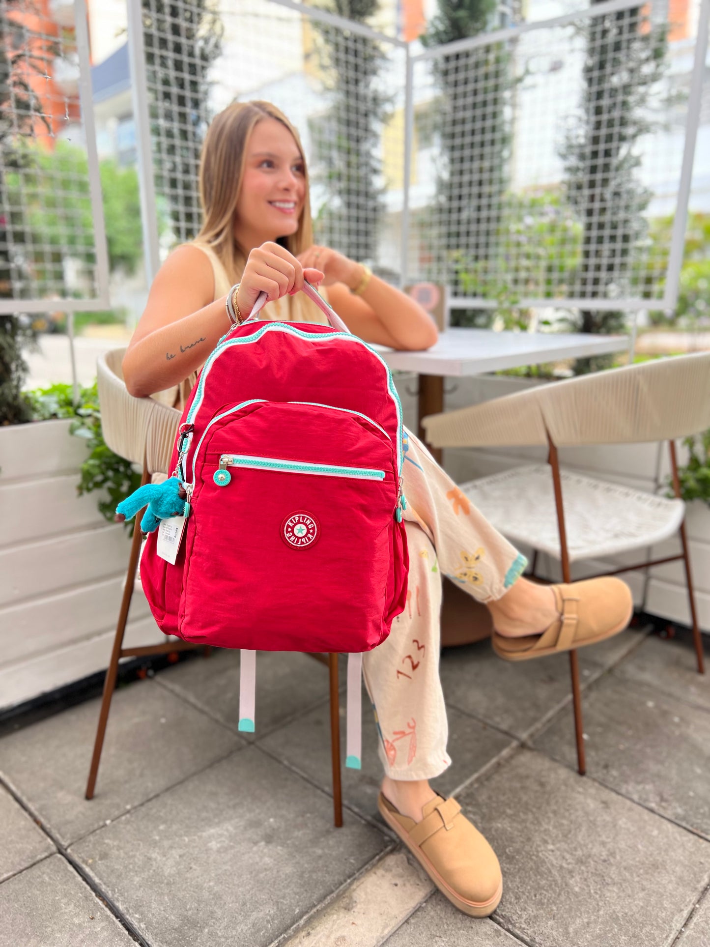 Morral Talla L Rojo