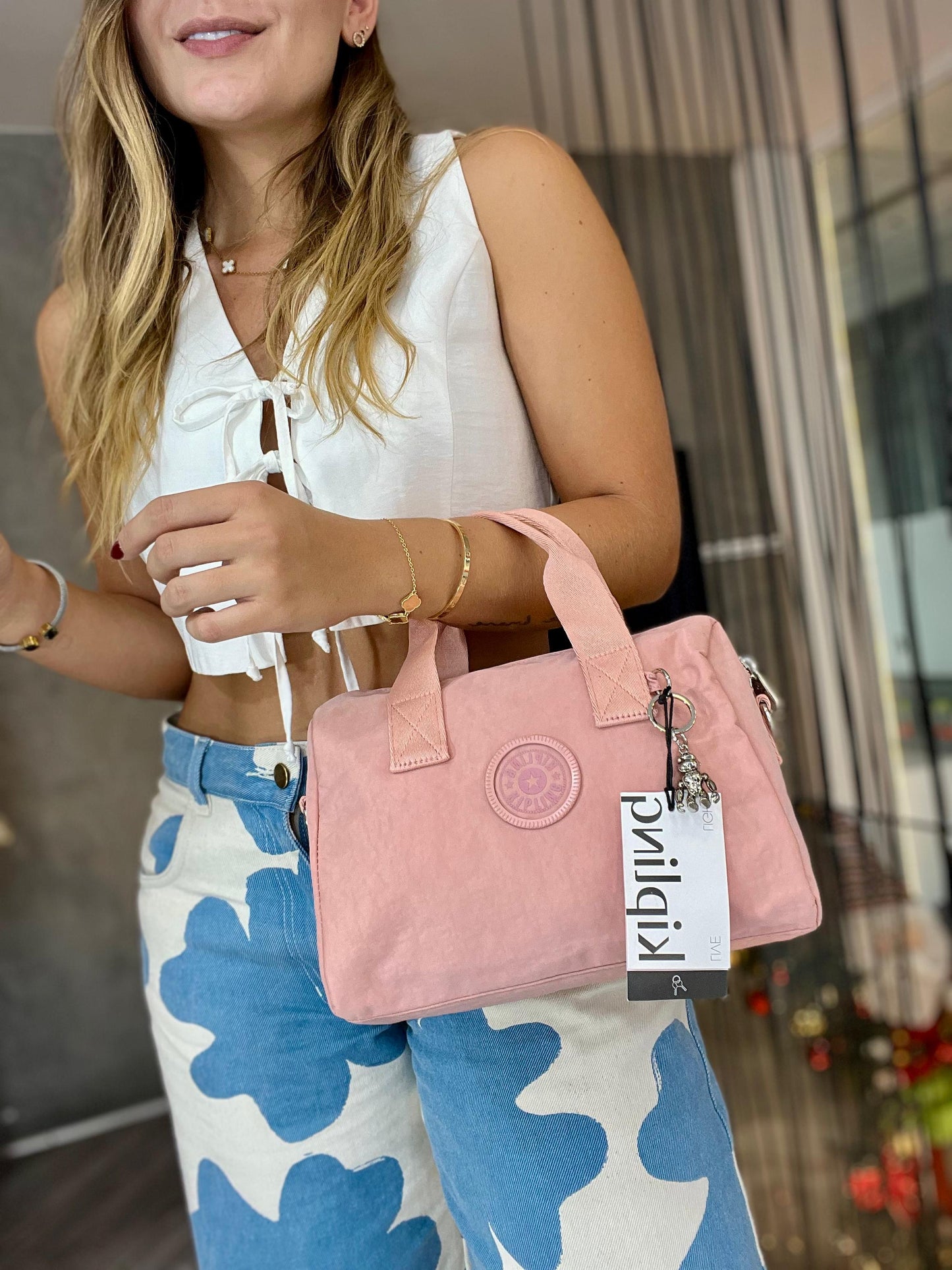 Bolso Manos Libres Rosa