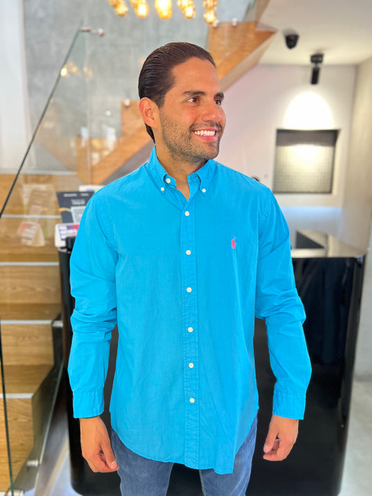 Camisa Polo R.L hombre Algodón