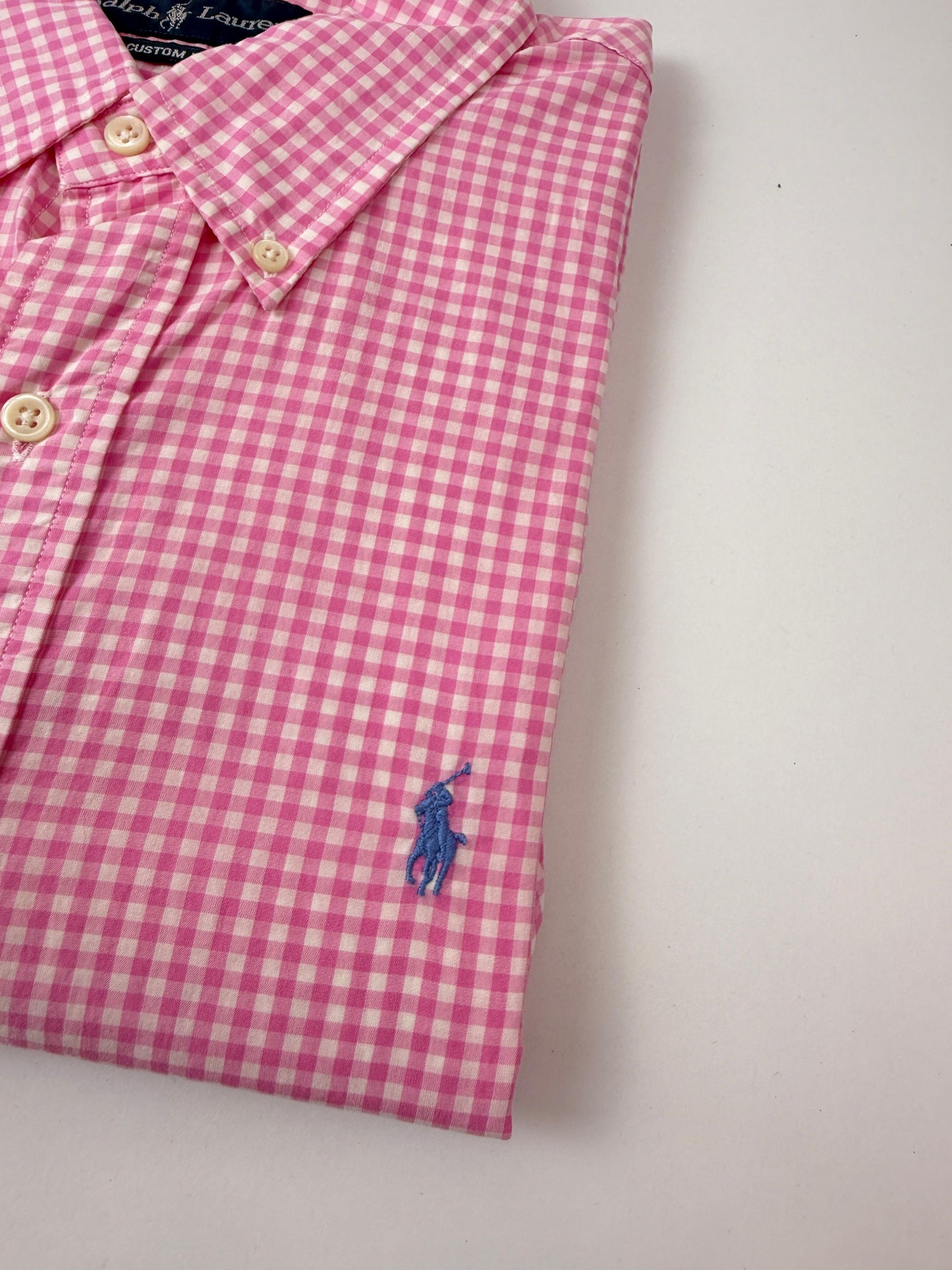 Camisa Polo R.L hombre Algodón Custom Fit