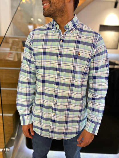 Camisa Polo R.L hombre Oxford