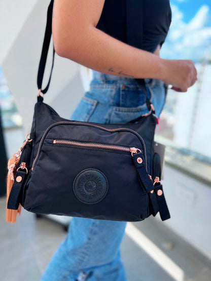 Bolso de Mano Negro de Lujo