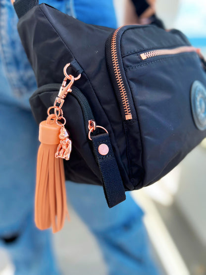 Bolso de Mano Negro de Lujo