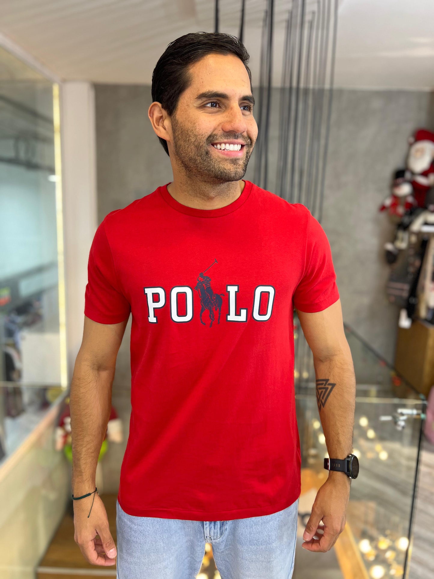 Camiseta Polo R.L hombre Algodón