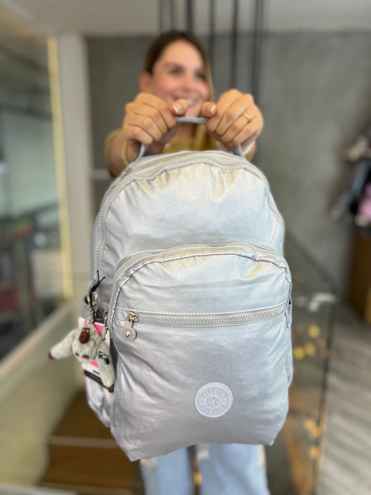 Morral Talla L Plateado