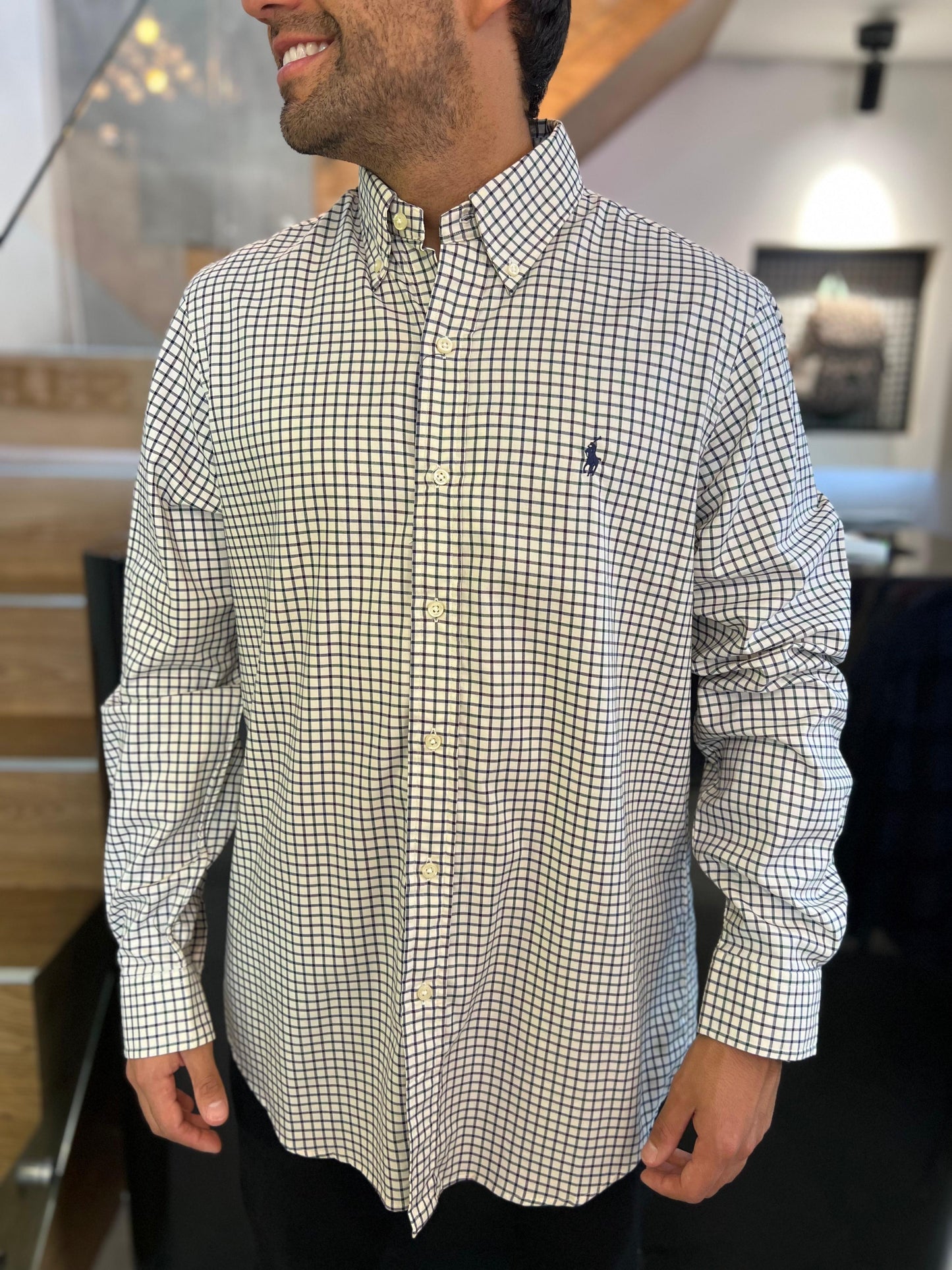 Camisa Polo R.L hombre Algodón