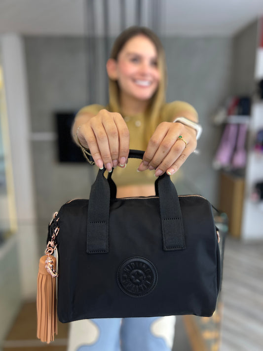 Bolso de Mano Negro de Lujo